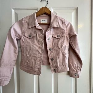 Old Navy girls’ size 8 pink jean jacket